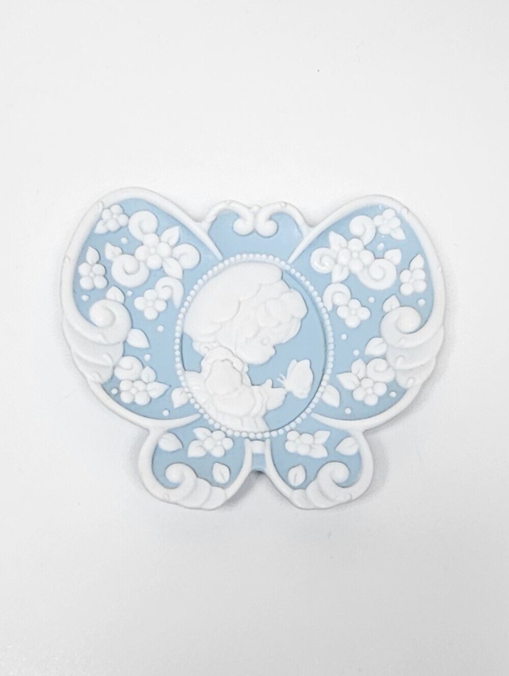 Precious Moments Butterfly Trinket Dish Enesco Faith Decorative Plate